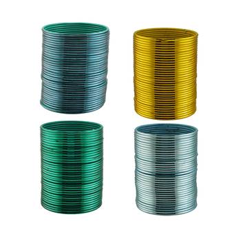 Metal plain bangle combo 1