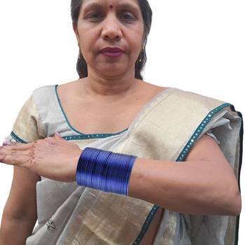 Metal plain bangle combo 3