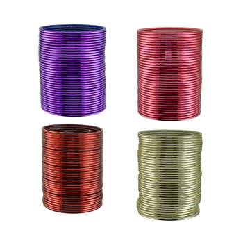 Metal plain bangle combo 1