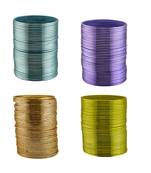 Metal plain bangle combo