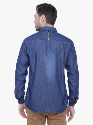 Men's denim casual checks shirt | checks shirt for men 2