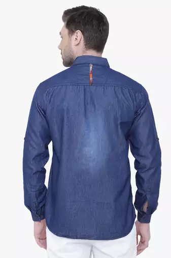 Men's denim casual checks shirt | checks shirt for men