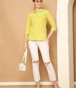 women's pure cotton solid short top