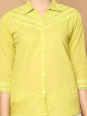 women's pure cotton solid short top 3