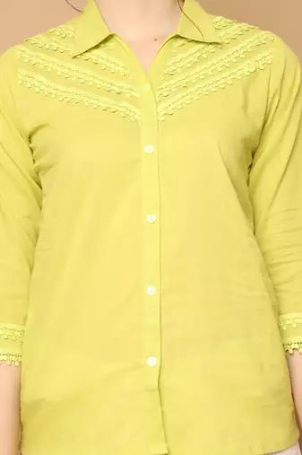 women's pure cotton solid short top