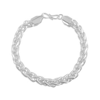 Brass silver plated bracelet 1