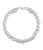 Brass silver plated bracelet