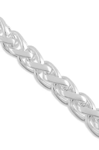 Brass silver plated bracelet
