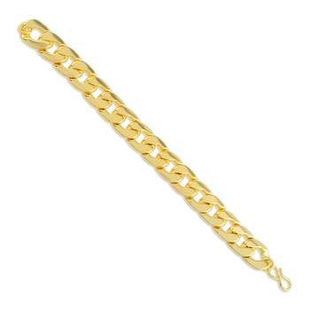 Brass micron gold plated thick men bracelet 3