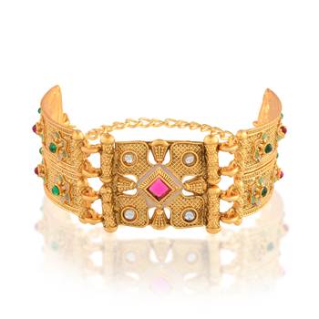 Brass gold tradtiional bracelet women 1