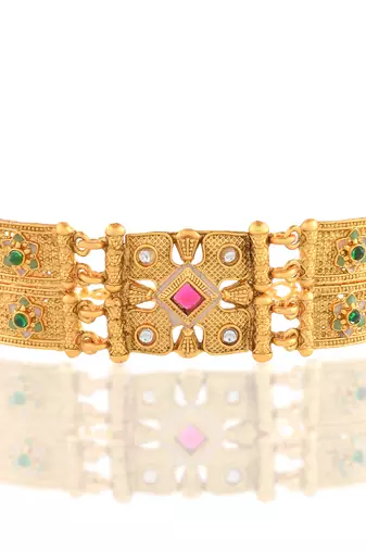 Brass gold tradtiional bracelet women