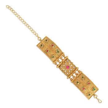 Brass gold tradtiional bracelet women 3