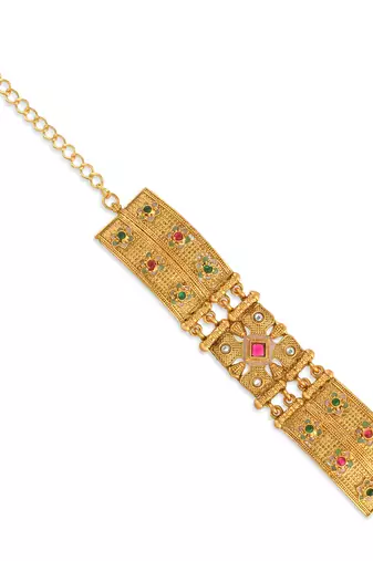 Brass gold tradtiional bracelet women