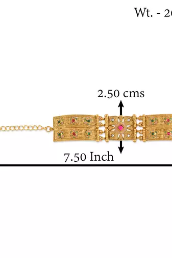 Brass gold tradtiional bracelet women