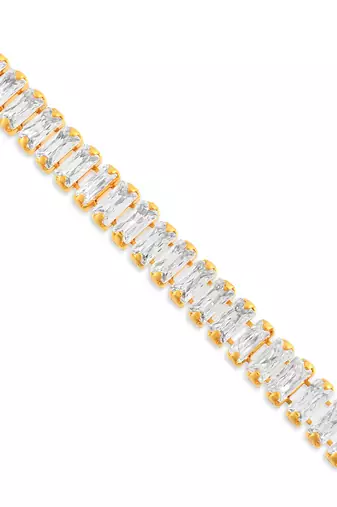 Brass gold cz women bracelet girls fashion jewellery