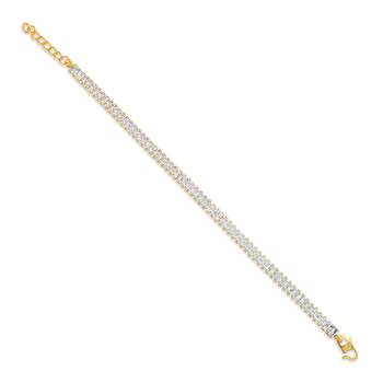 Brass gold cz women bracelet girls fashion jewellery 3