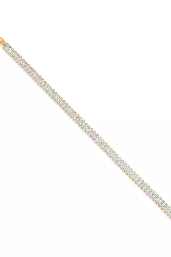 Brass gold cz women bracelet girls fashion jewellery