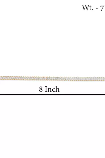 Brass gold cz women bracelet girls fashion jewellery