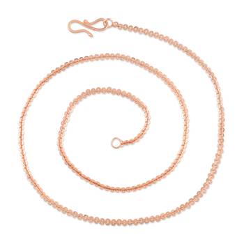 Pure copper thin sleek chain for men women 1