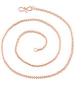 Pure copper thin sleek chain for men women