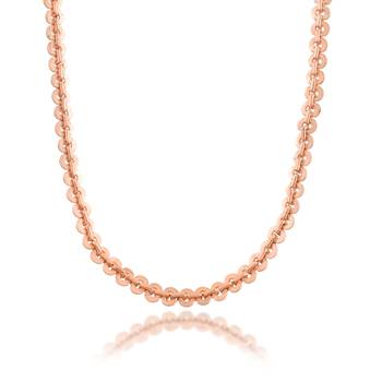 Pure copper thin sleek chain for men women 3