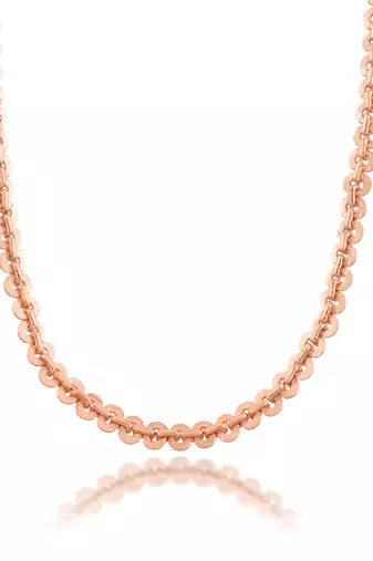 Pure copper thin sleek chain for men women