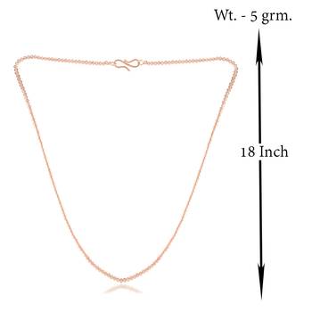 Pure copper thin sleek chain for men women 4