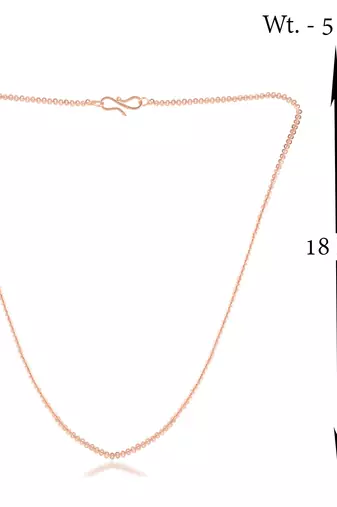 Pure copper thin sleek chain for men women