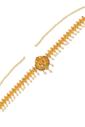 Brass gold women waistbelt traditional kamarbandh ethnic