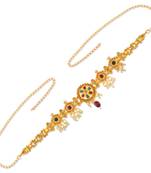 Brass gold handmade women waistbelt traditional kamarbandh