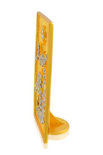 Brass goldcz muslim islamic stand home d  cor gift