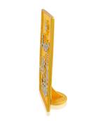 Brass goldcz muslim islamic stand home d  cor gift