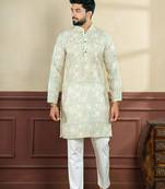 Pista sophisticated men's kurta payjama for ceremonial wear