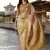 Women's chiku poly silk saree with unstitched blouse piece