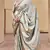 grey satin zari saree with unstitched blouse piece