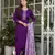 Wine embroidery work and printed rayon readymade salwar kameez