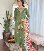 Pista viscose fabric designer looks graceful readymade suit for girls