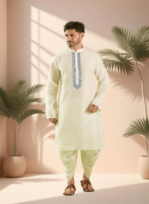 Ps fawn kurta patiala for men"s 2