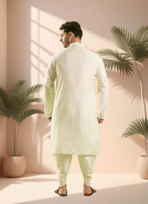 Ps fawn kurta patiala for men"s 4