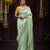 Sea Green Pure Banarasi Kanjivaram Heavy Work Border Designer Saree