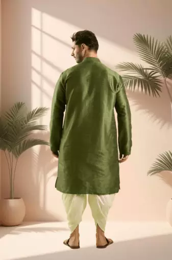 Mehendi kurta churidar for men's