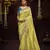 Light Yellow Pure Banarasi Kanjivaram Heavy Work Border Designer Saree