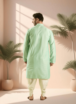 Ps green kurta patiala for men"s 4