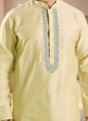 Ps fawn kurta patiala for men"s 3