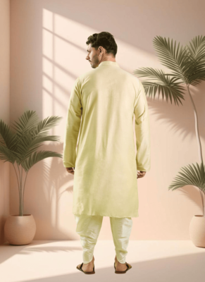 Ps fawn kurta patiala for men"s 4