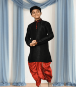 Black kurta patiala for kid"s