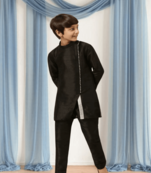 Black churidar black kurta for kid"s