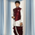 Maroon patiala maroon jacket kurta set for kid"s