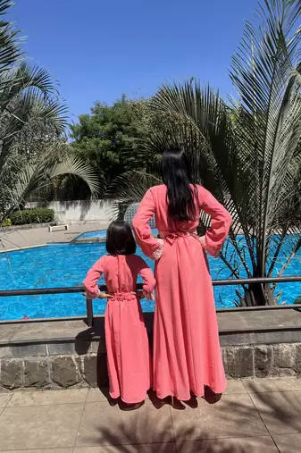 Henna Tea Party Jalabiya Ethnic Arabic Kaftan Dress