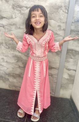 Henna Tea Party Jalabiya Ethnic Arabic Kaftan Dress 4